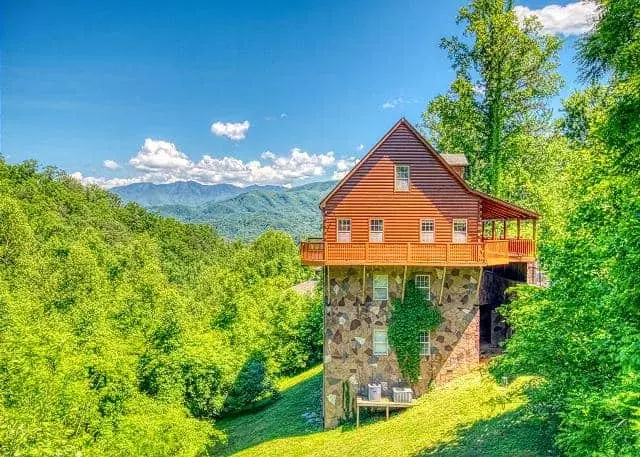 cabin in mountains