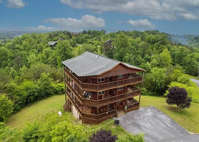 cabin in mountains