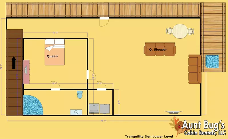 Property image, FloorPlan, of A Tranquility Den #210