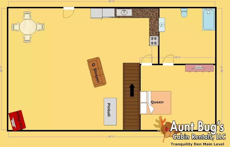 Property image, FloorPlan, of A Tranquility Den #210