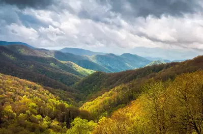 mountains near Cherokee NC