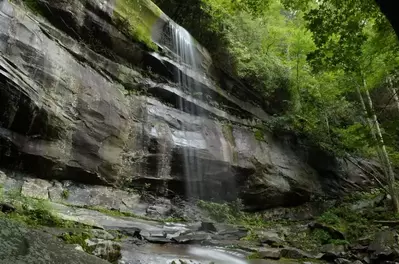 rainbow falls smoky mountains