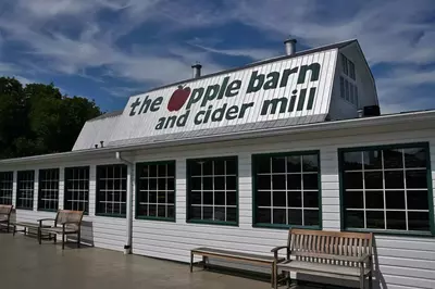 the apple barn and cider mill building