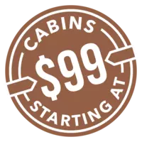 Cabins starting at $99