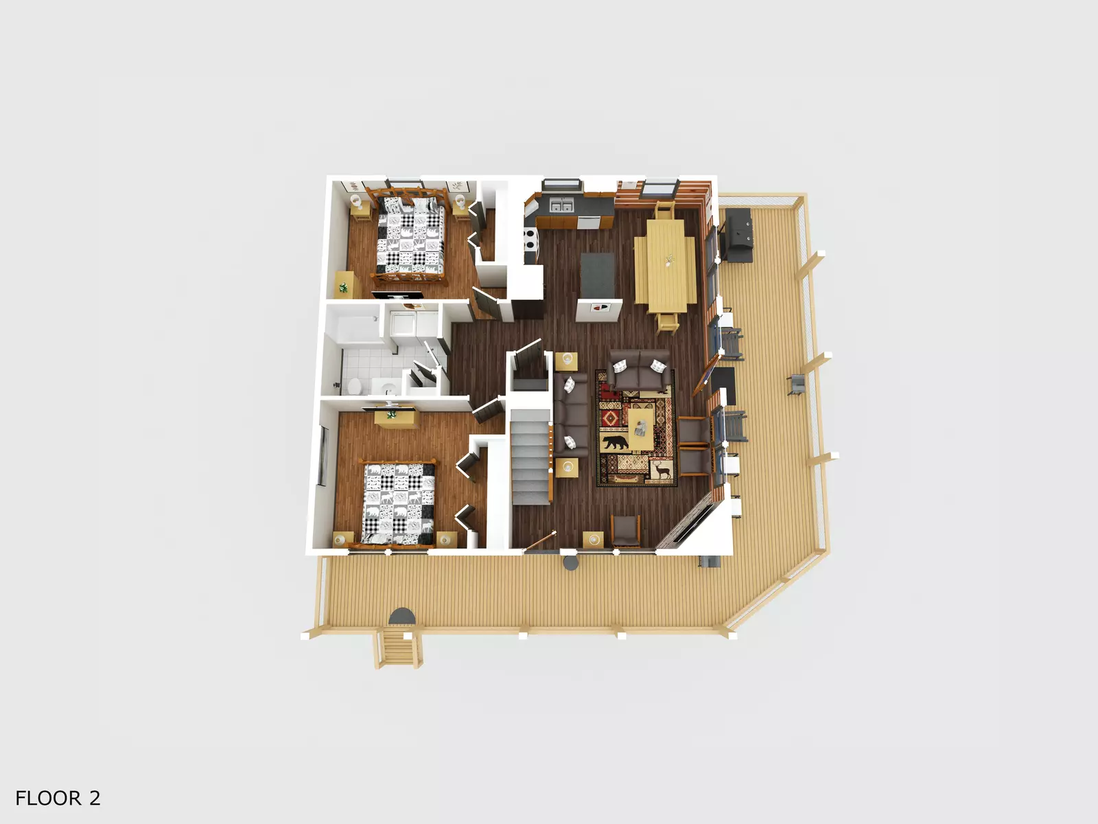 Property image, FloorPlan, of Smoky View Top Shelf #2042