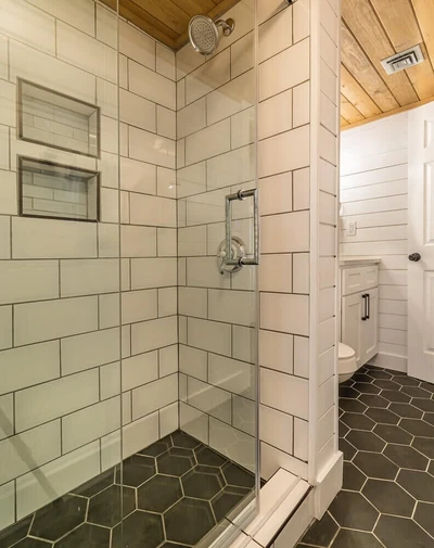 Enjoy the spa-like, walk-in shower