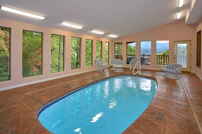 splash mansion is a top Gatlinburg cabin with indoor pool